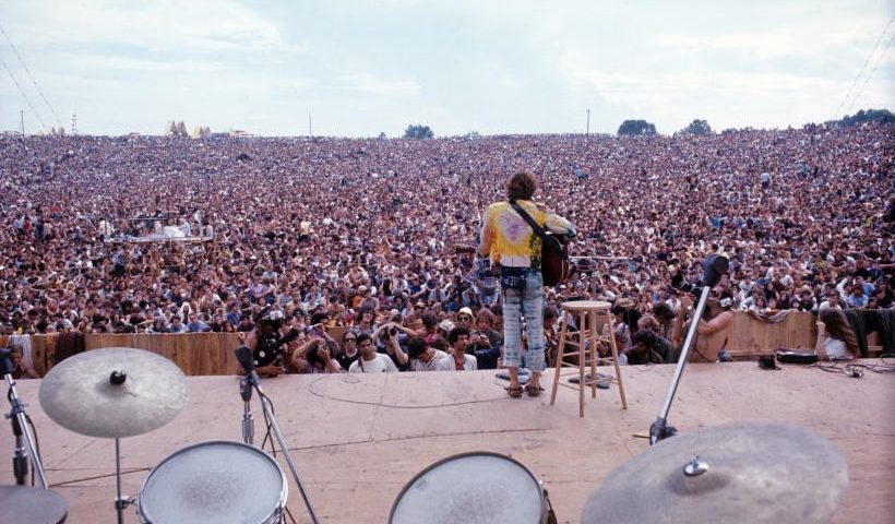 Imagen del festival de Woodstock 1969