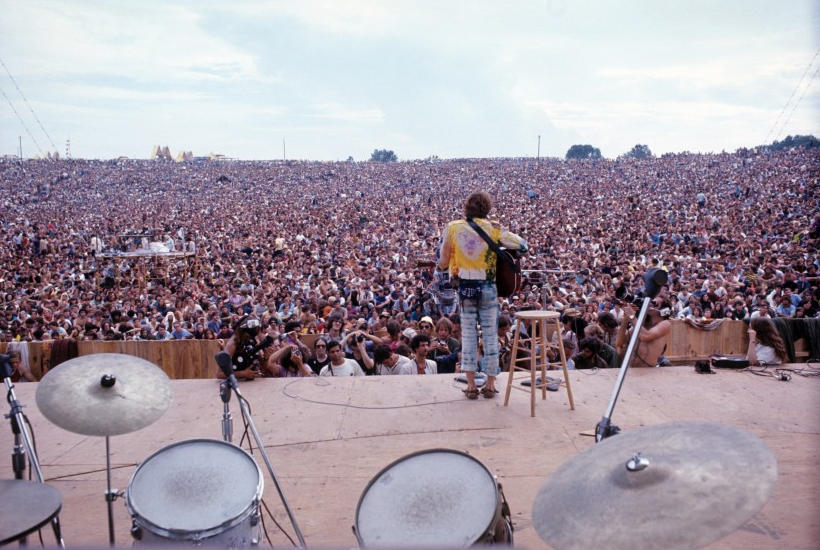 Imagen del festival de Woodstock 1969