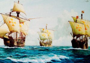 La carabelas de Cristobal Colón