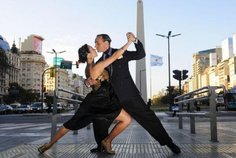 Bailadores de tango en Buenos Aires, Argentina