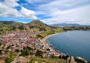 Lago Titicaca desde Bolivia