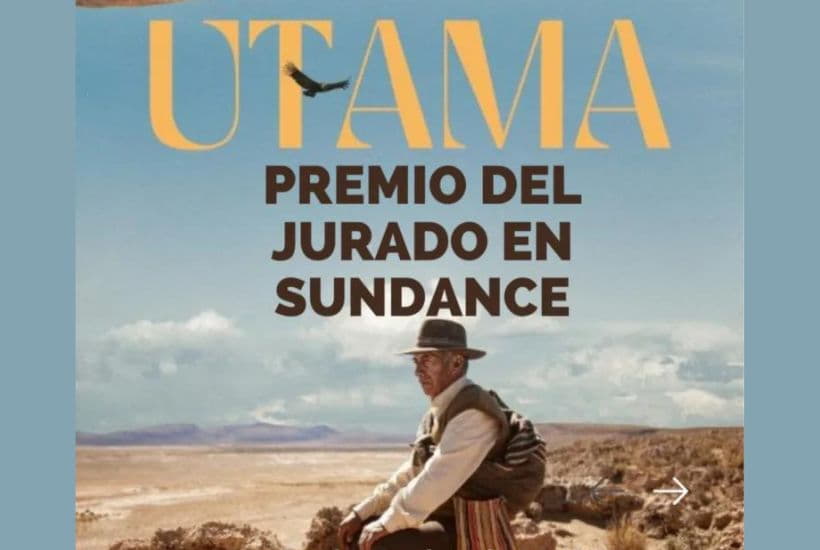 Afiche de película boliviana Utama