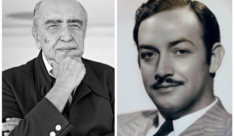 Oscar Niemeyer y Jorge Negrete
