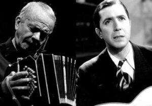 Ástor Piazzolla y Carlos Gardel