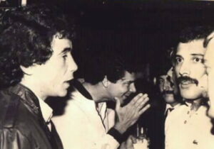 Jofre junto Fredy Mercury