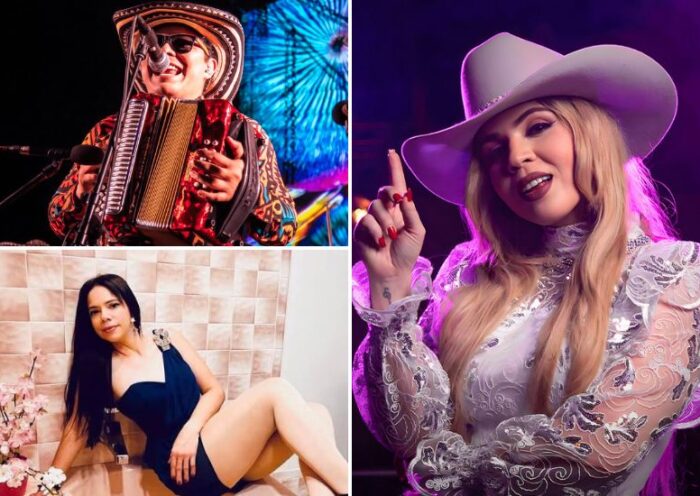 Yenifer Mora, Yeison Landero y Lauryn Novas