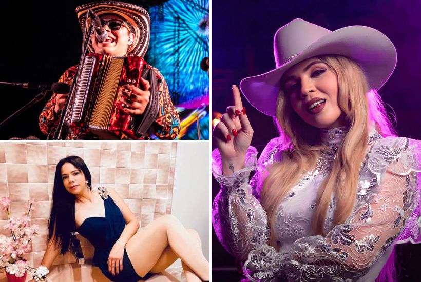 Yenifer Mora, Yeison Landero y Lauryn Novas